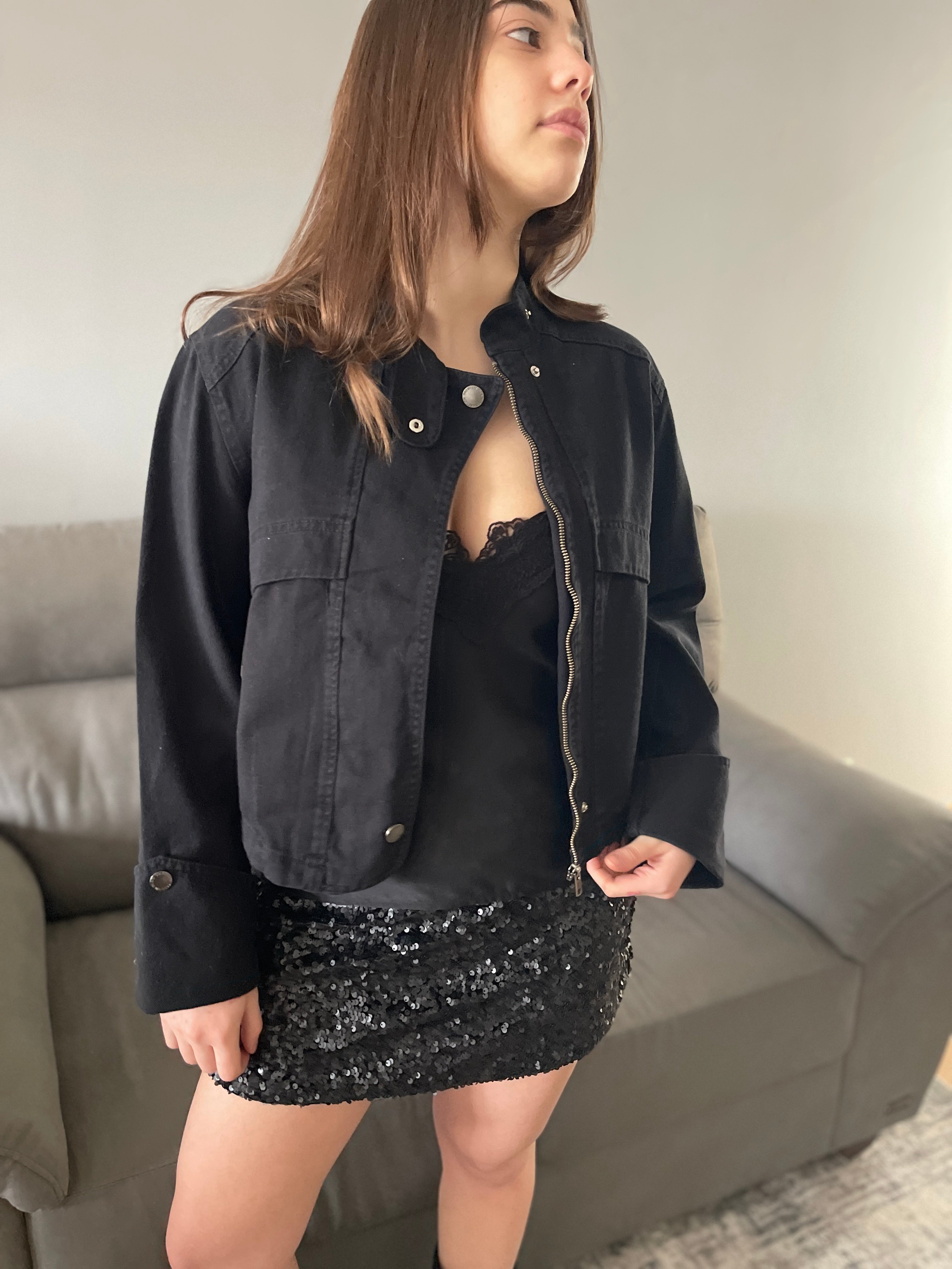 Campera Negra